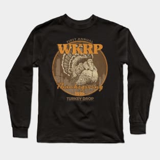 WKRP Turkey Drop - Vintage Version Long Sleeve T-Shirt